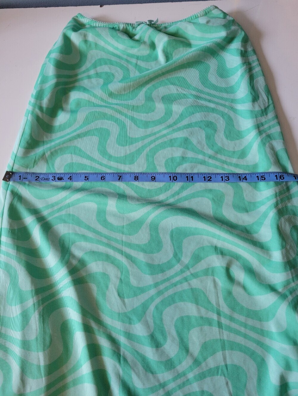 Urban Outfitters Womens Swirl Print Mesh Maxi Skirt XS - Picture 9 of 10